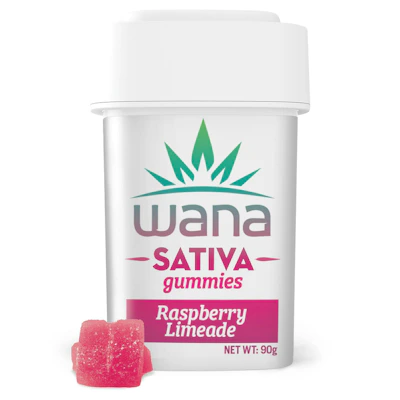 Wana - 200mg Gummies - Raspberry Limeade - EDIBLES by Wana at King of Budz