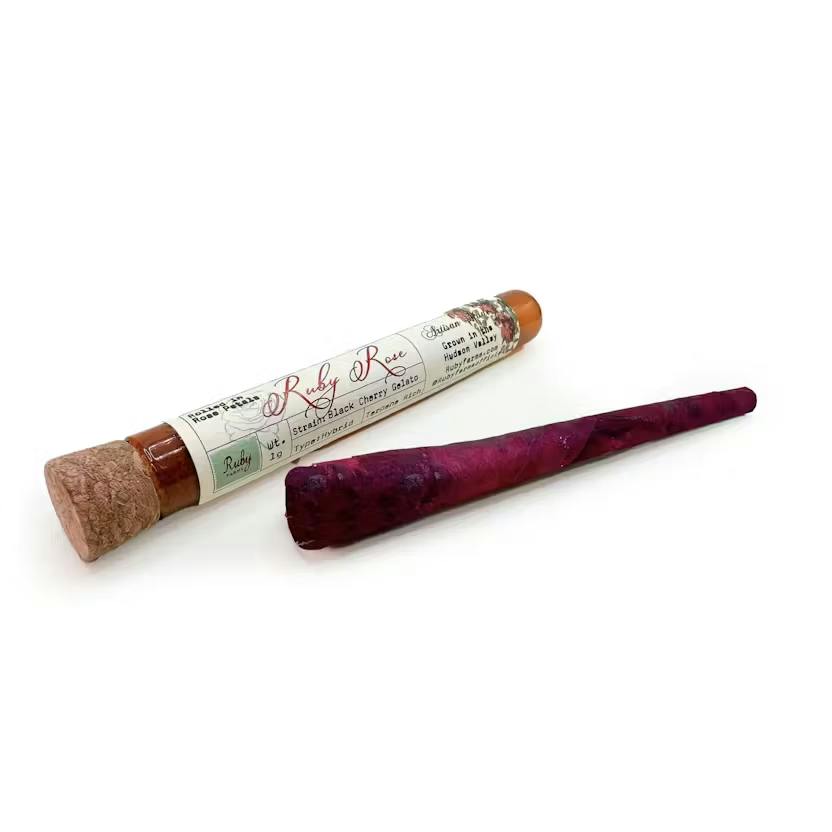 Ruby Farms Infused Pre-Roll Black Haze Rose Petal Infused