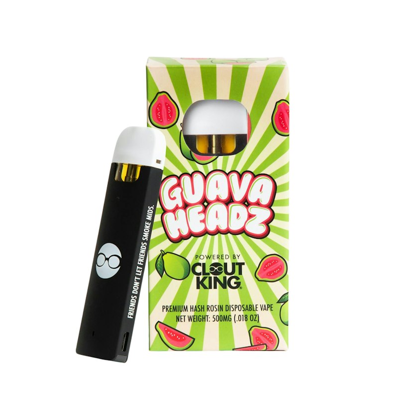 Clout King - Guava Headz Hash Rosin Disposable