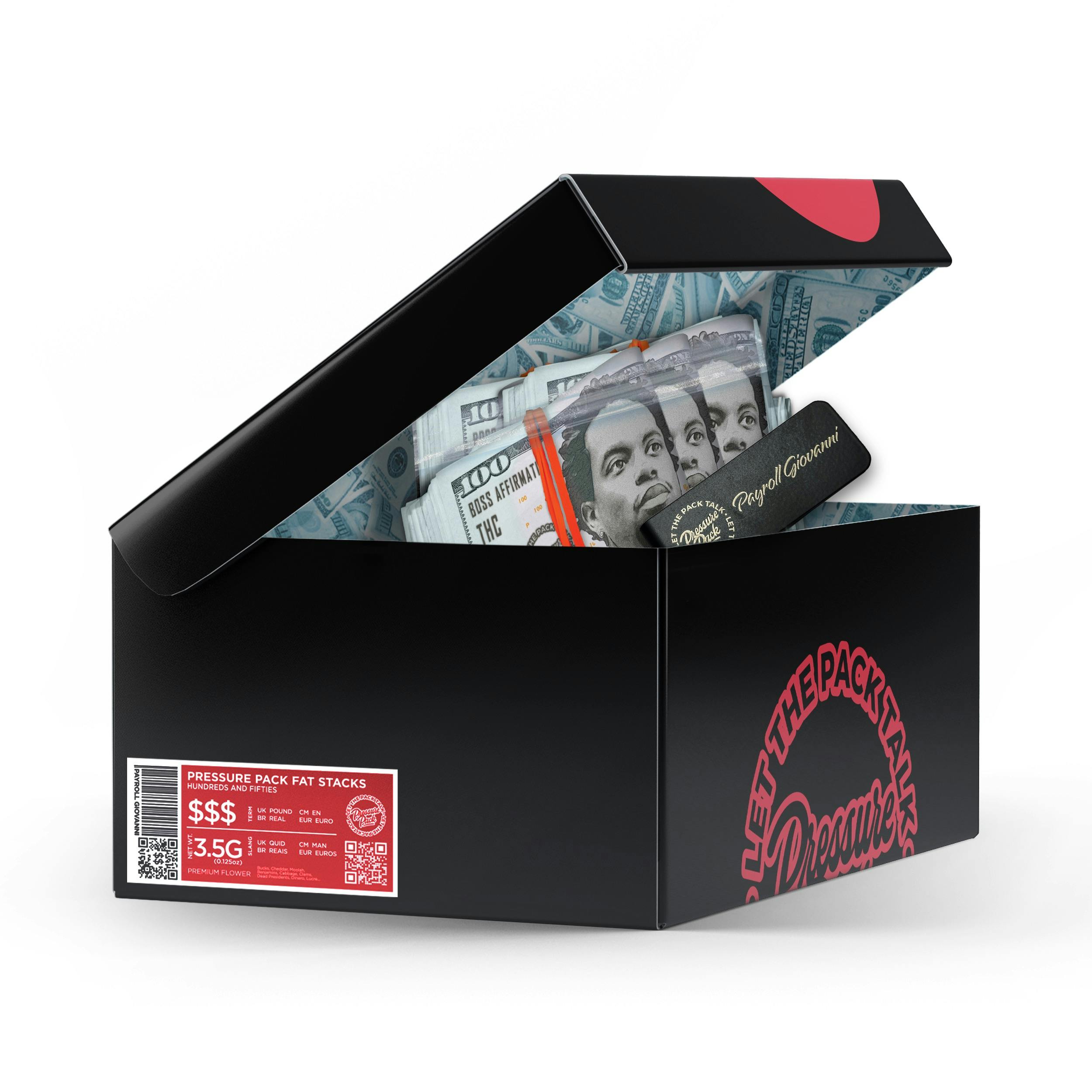 Pressure Pack x Payroll Giovanni - 3.5g Prepack - Fat Stacks