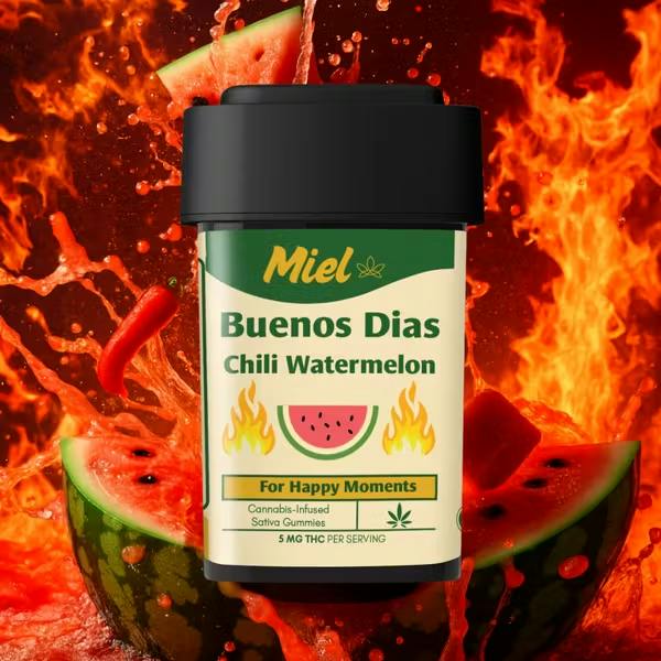 EasyDay Edibles Easyday Edibles Chews: Chili Watermelon: 5mg