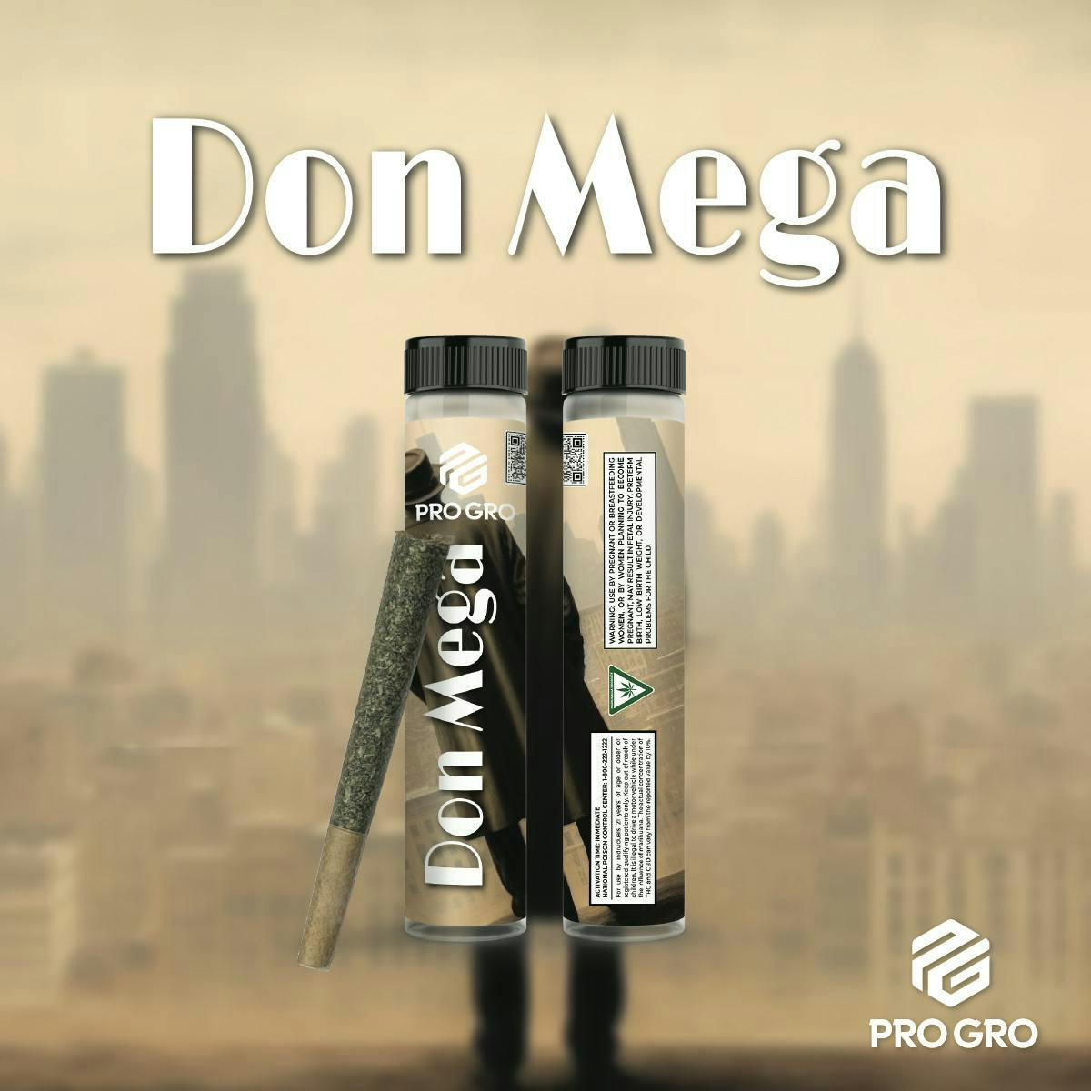 Pro Gro - 1g Preroll - Don Mega