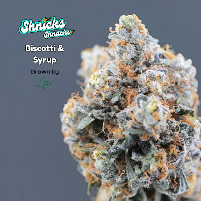 Shnicks Shnacks Flower Biscotti & Syrup 3.5g (hybrid, whole flower)