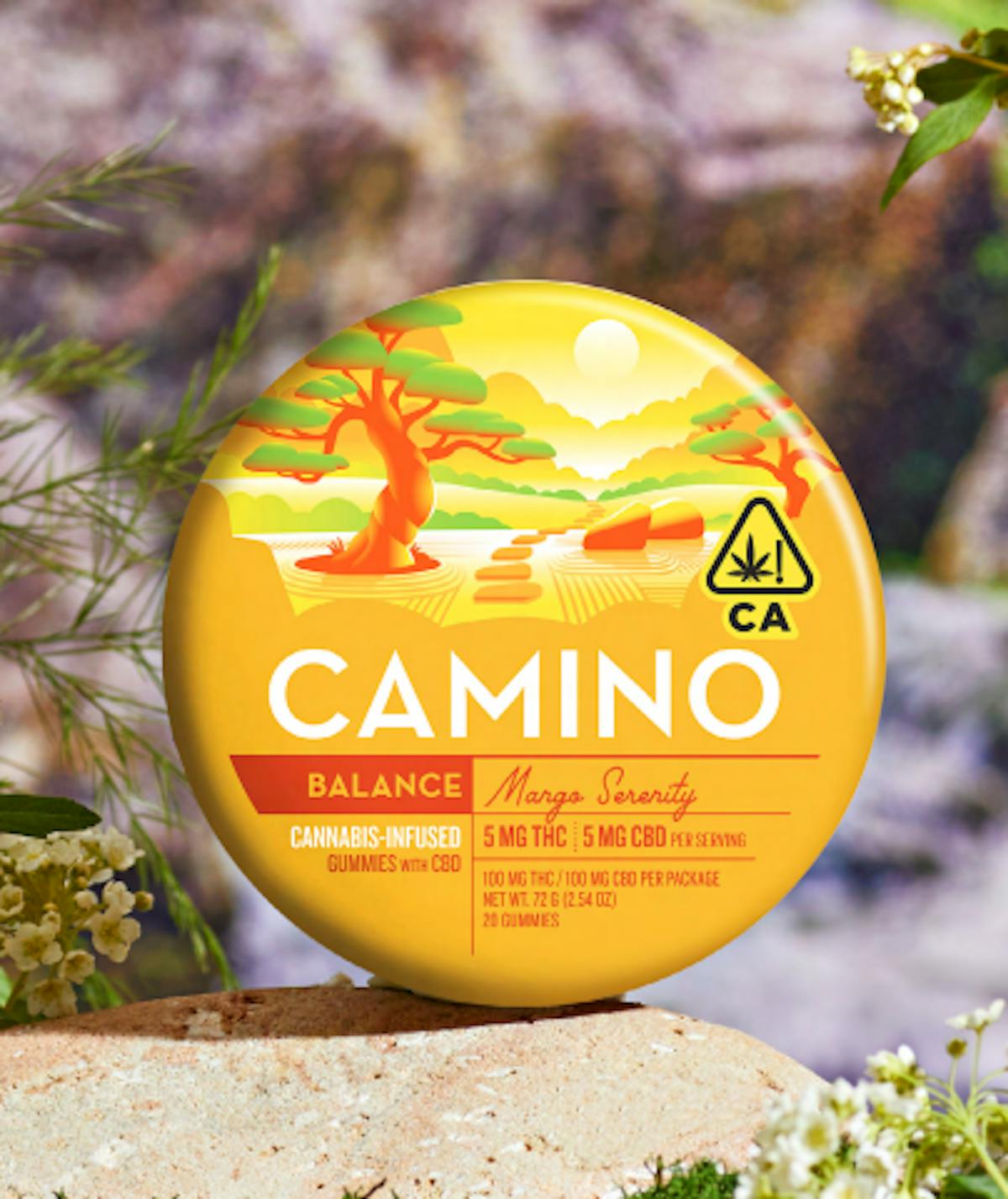 Photo of Camino l Mango Serenity 1:1 THC:CBD (Balance) 20pk l 100mg