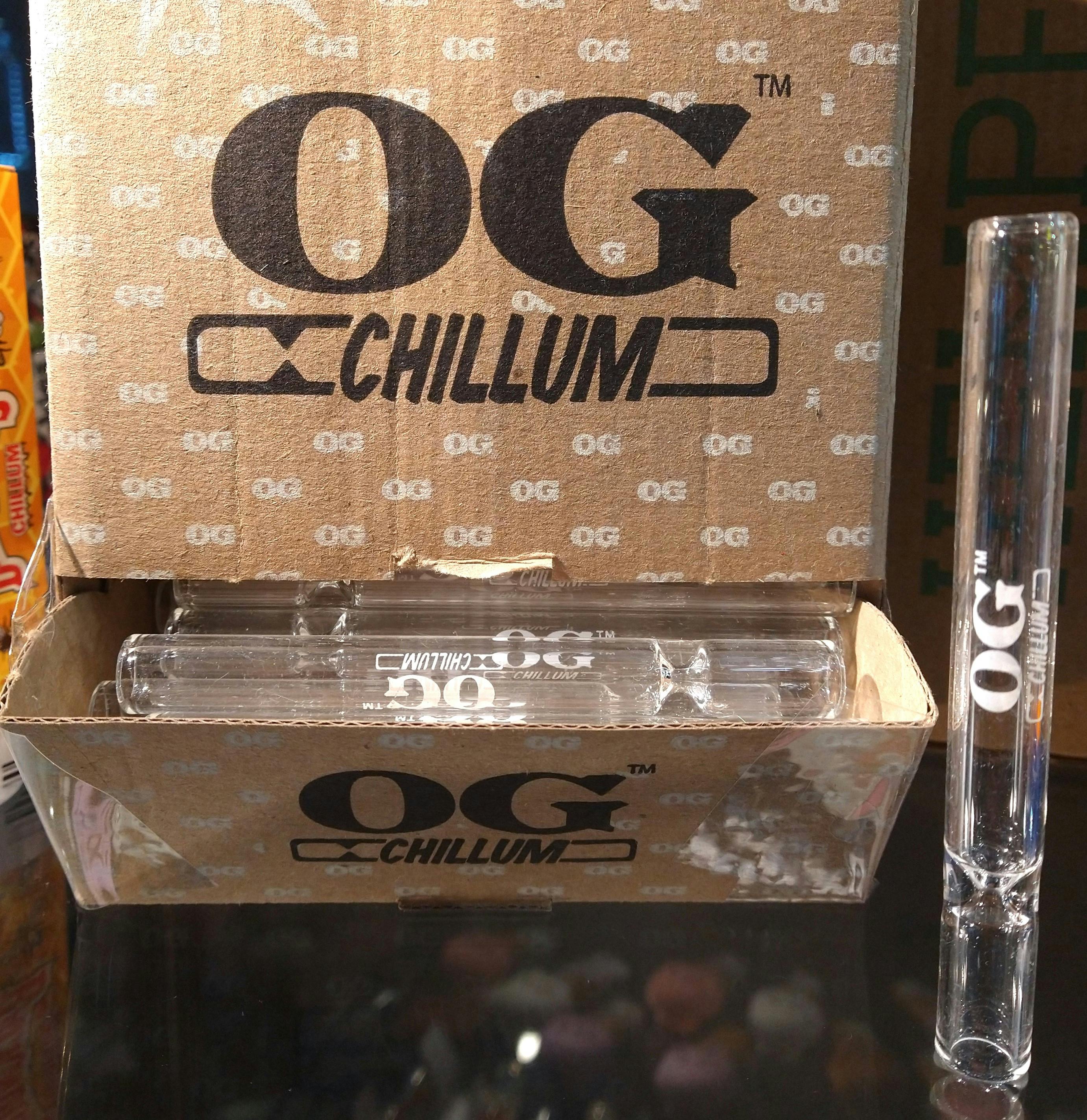 Product: Glass Chillum | Clear Glass | OG Chillum