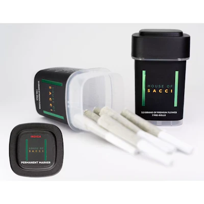 House Of Sacci - 5 Pack .7g Prerolls - Permanent Marker - PRE_ROLLS by House of Sacci at King of Budz