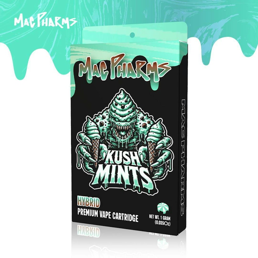 Mac Oils 1g Cart Kush Mintz