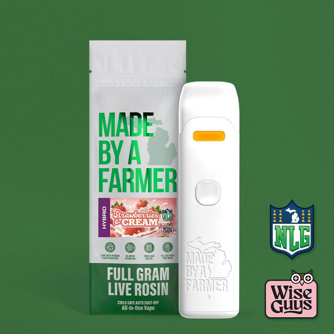 Made by a Farmer | Live Rosin Disposable - 1g - Strawberry & Cream
