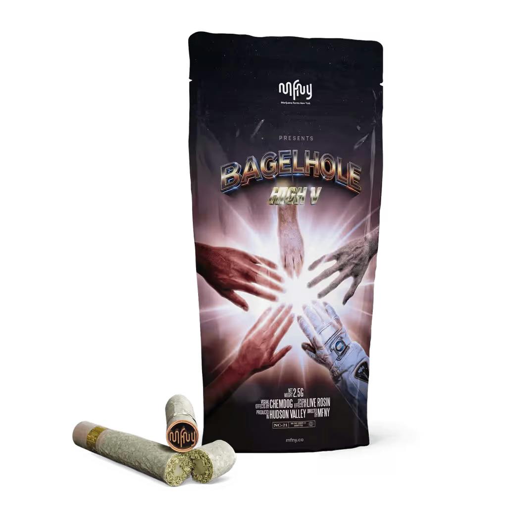 MFNY | Bagel Hole | Chemdog x Chemdog | Live Rosin Infused Pre-roll | 2.5g