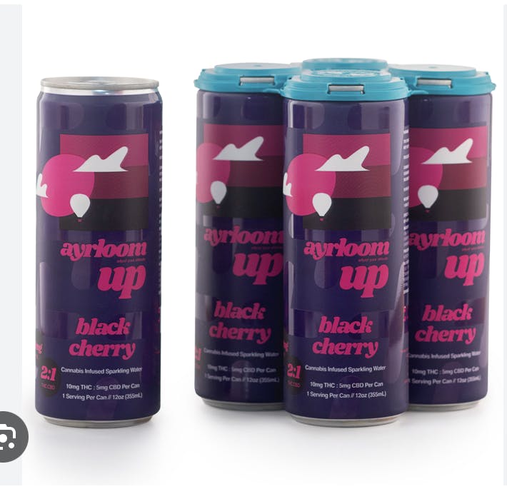 Ayrloom | Black Cherry 12oz 4pack | 10mg