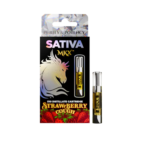 MKX 1 Gram 510 Thread Carts – Strawberry Cough (Sativa)-active