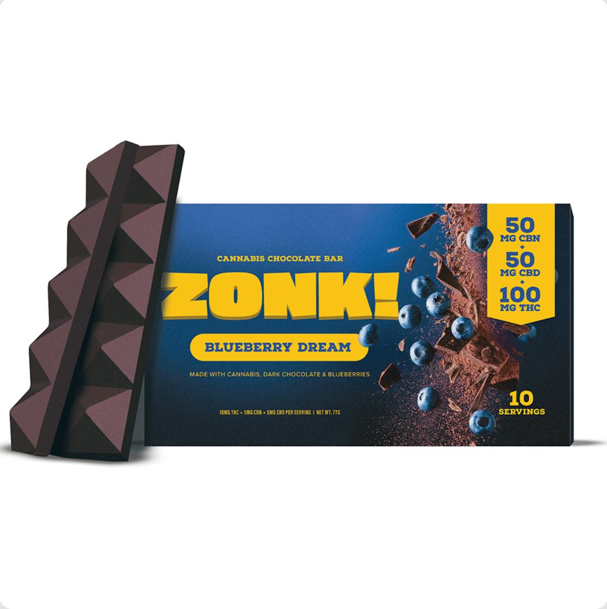 Photo of Zonk | Blueberry Dream | Chocolate Bar 100mg