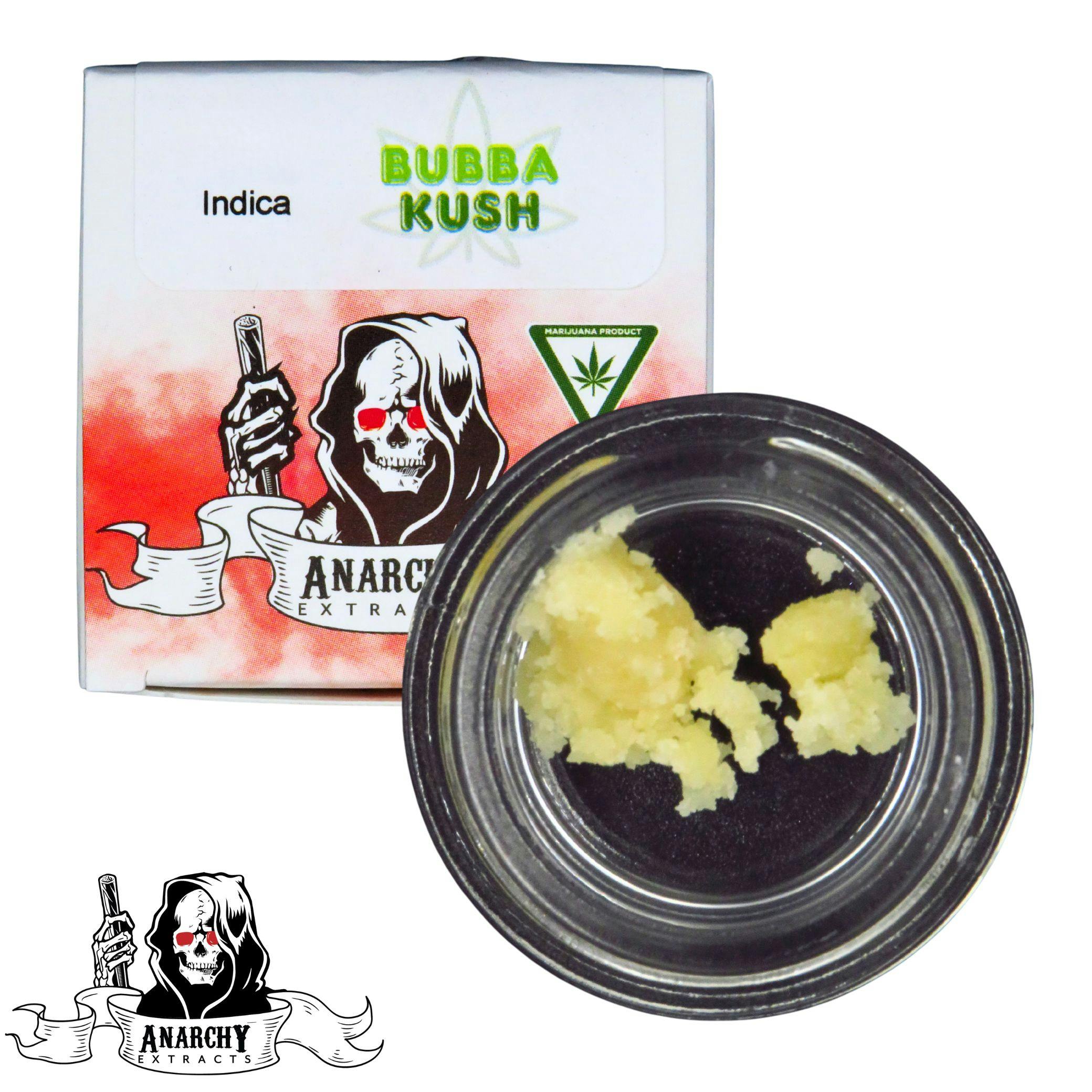 Product: Anarchy | Live Resin Budder - 1g - Bubba Kush