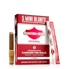 Swisher - 5-Pack .5g Infused Blunts - Original (H)