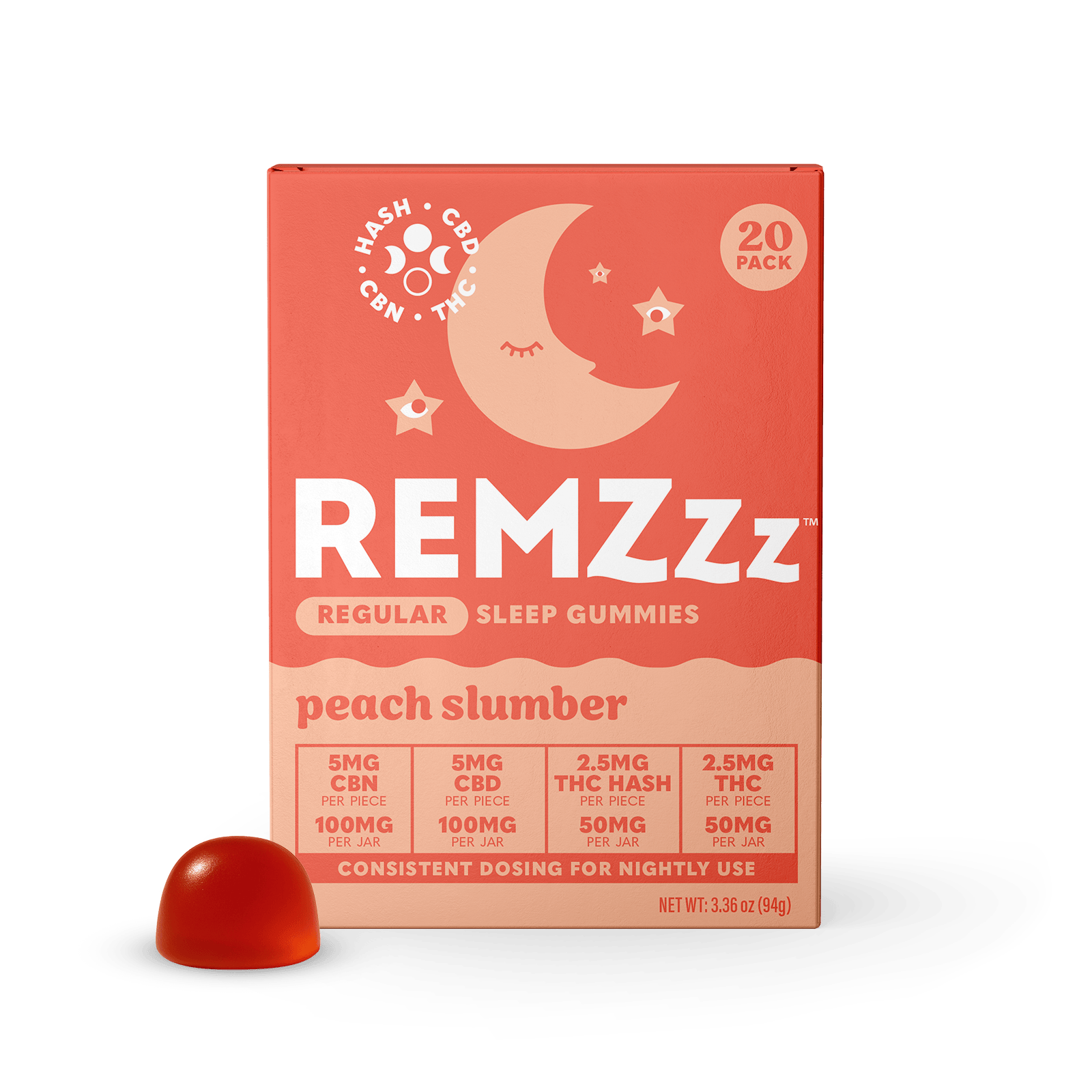 Product REMZzz - Peach Slumber - 20pk - 100mg