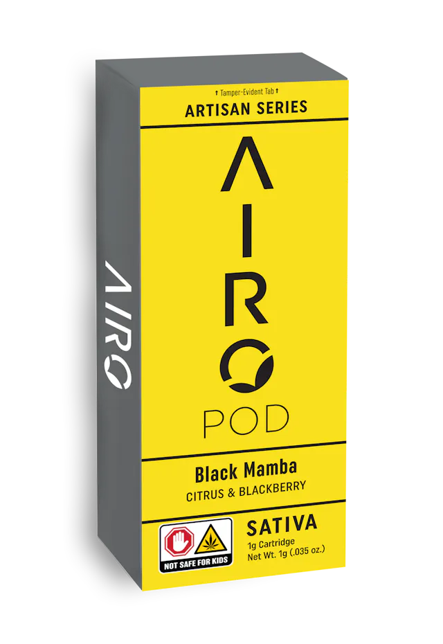 Airo Distillate Pod Black Mamba 1g (sativa, pods)