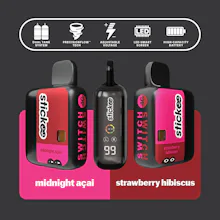Stickee - 4g Live Resin Disposable - Strawberry Hibiscus x Midnight Acai