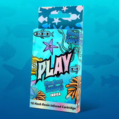 Play - 1g Cartridge - Blue Razz Sorbet