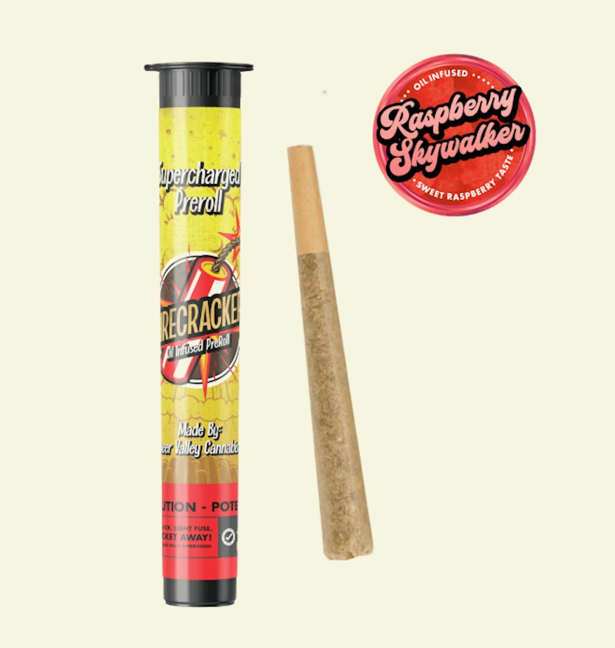 Photo of Firecracker Raspberry Skywalker OG Infused Preroll