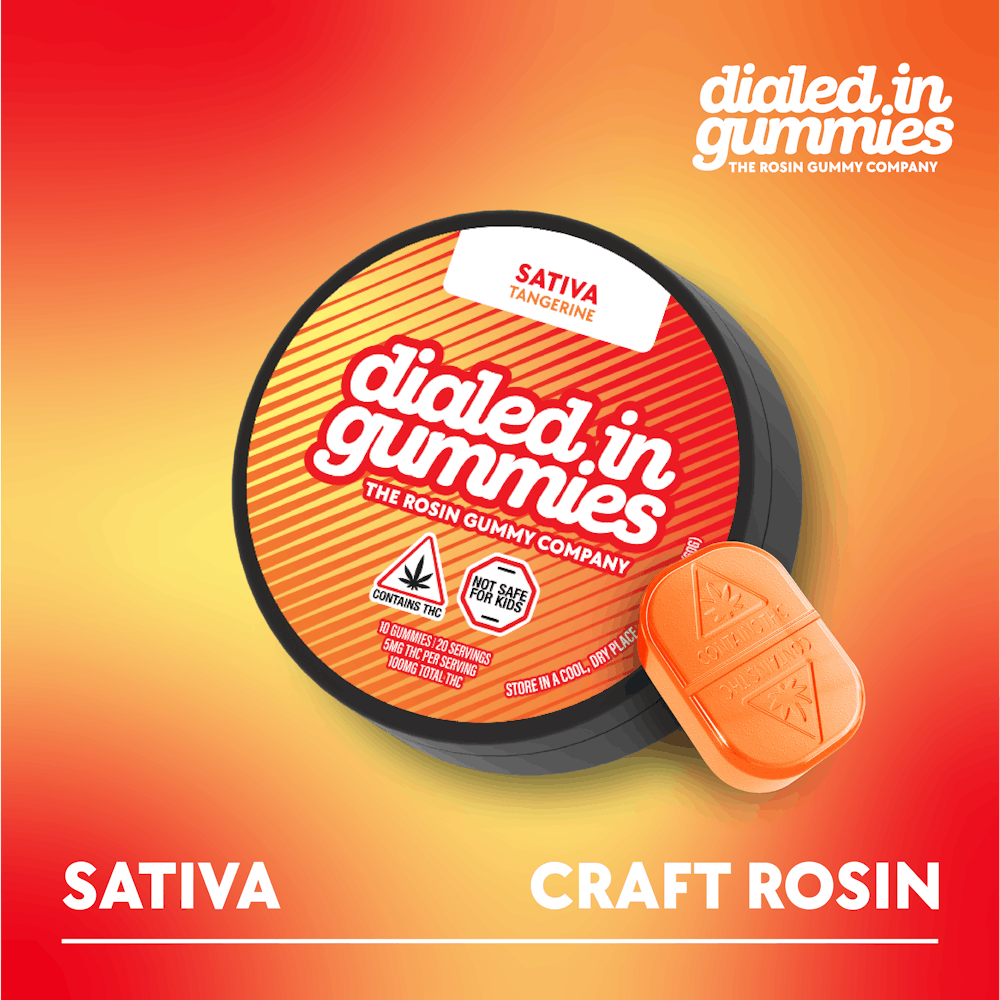 Product Tangerine - Rosin Gummies - 100MG