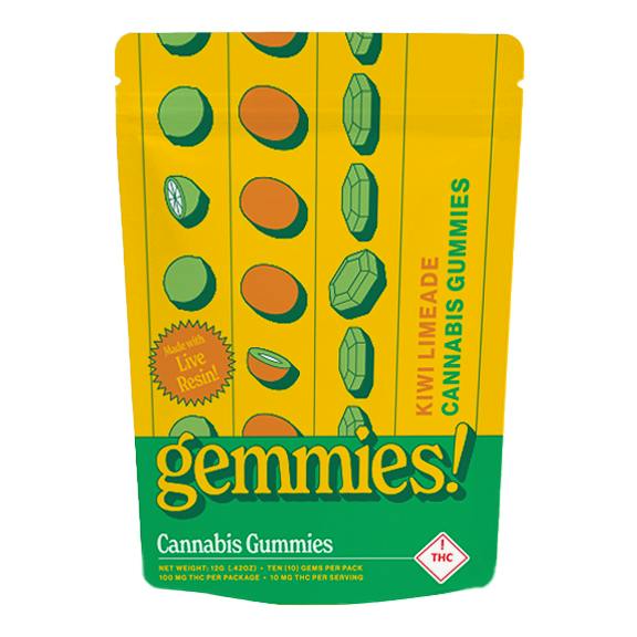 Gemmies | 100mg Gummies l Kiwi Limeade (Sativa)