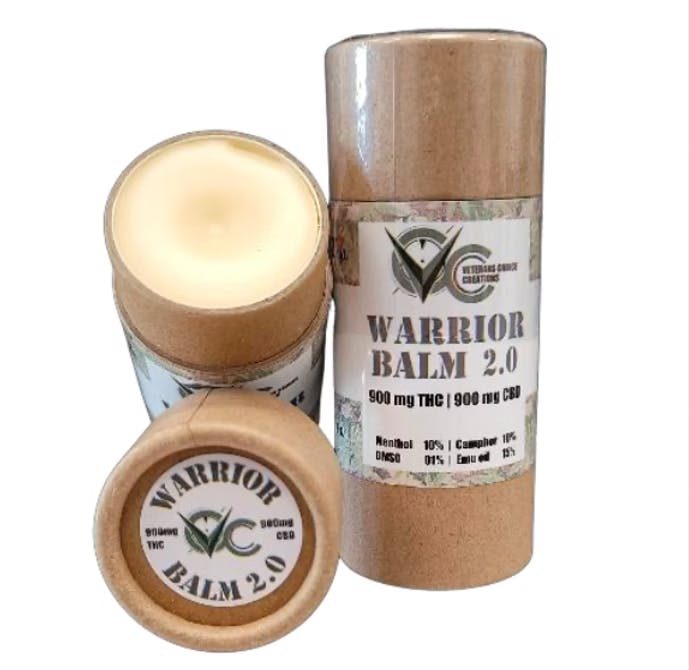 Veterans Choice Creations - 900mg THC 900mg CBD - Warrior Balm 2.0