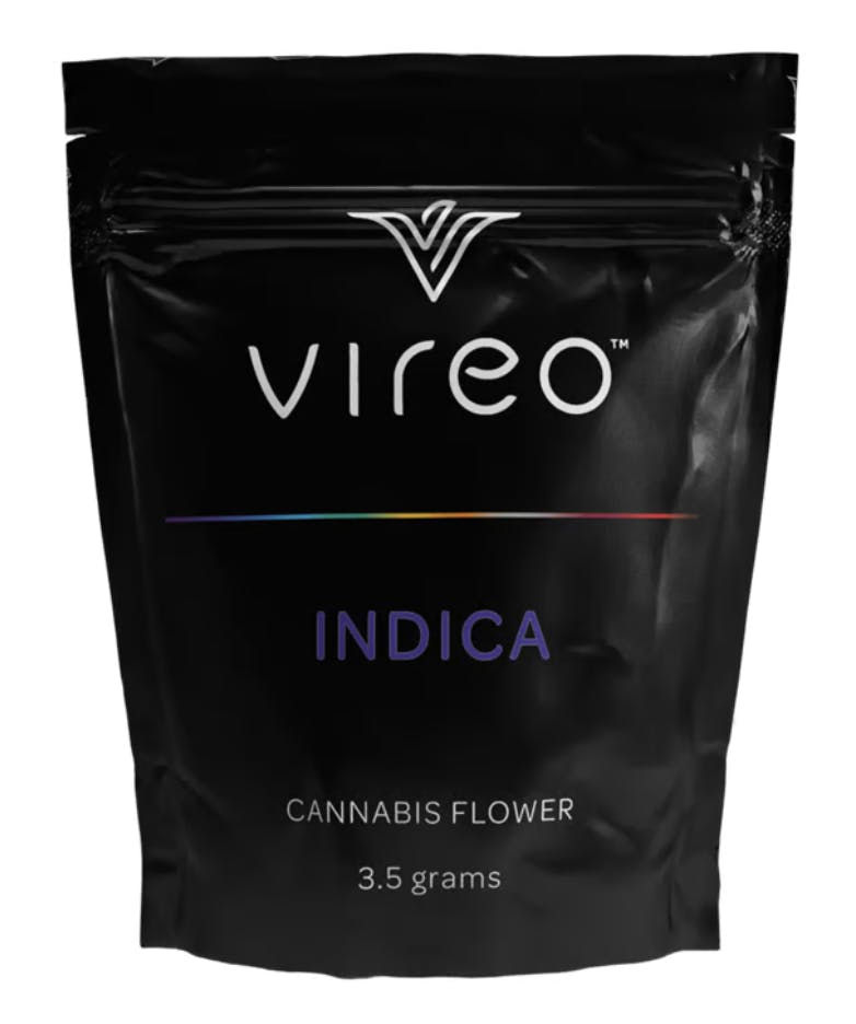 Vireo Indoor Indica Flower 3.5g- Sugar Black Rose