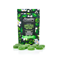Sour Green Apple Hybrid 200mg THC Fruit Chews - product image at King of Budz