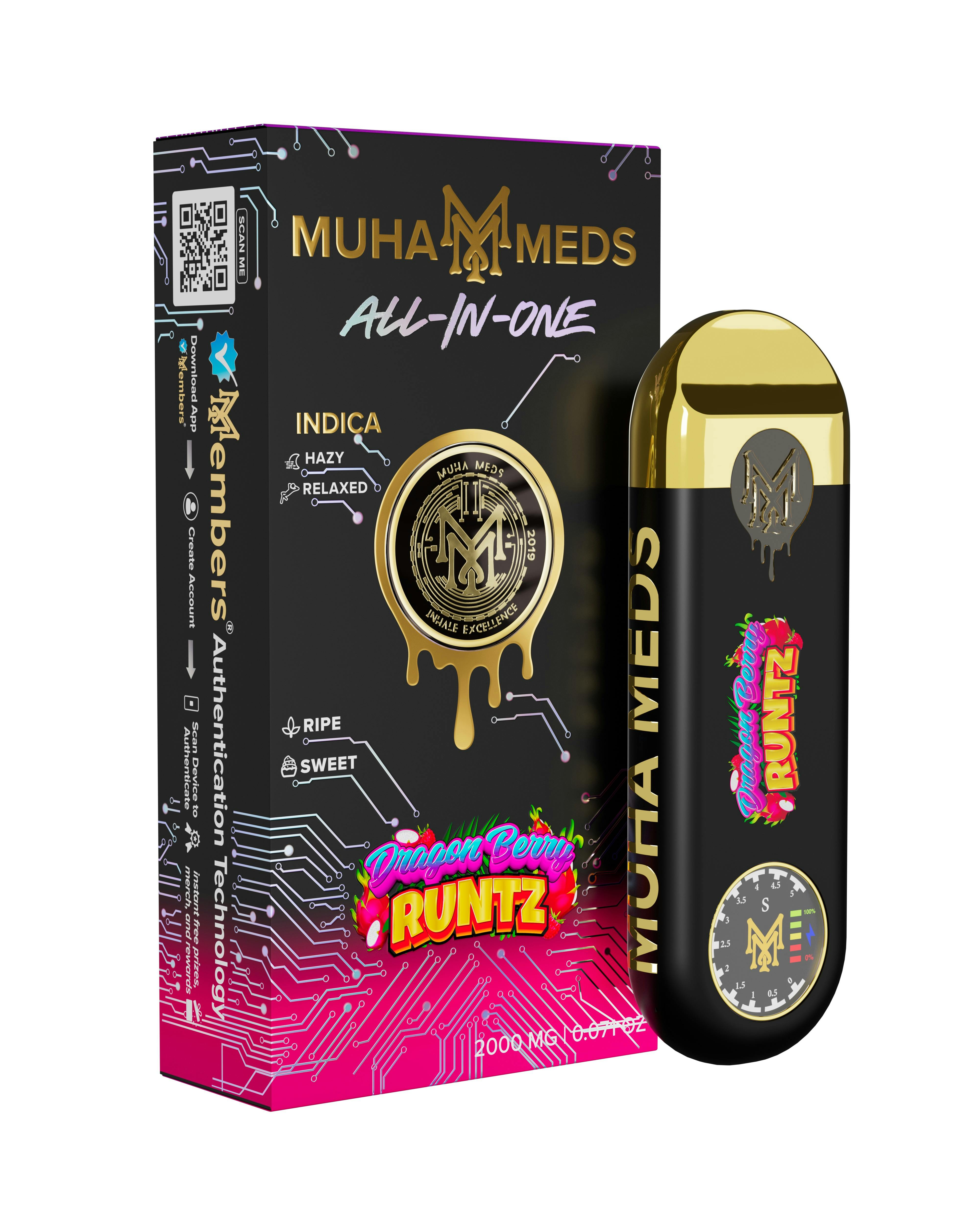 Muha Meds - 2g Disposable - Dragon Berry Runtz