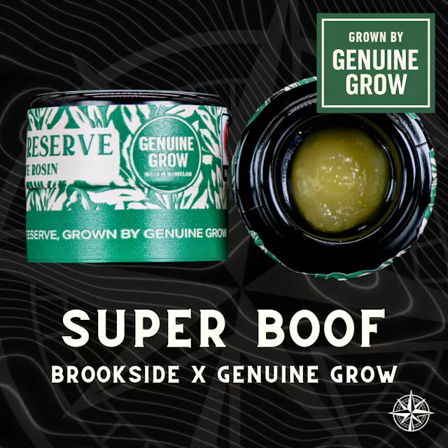 Brookside Reserve x Genuine Grow Rosin Super Boof 1g (hybrid)