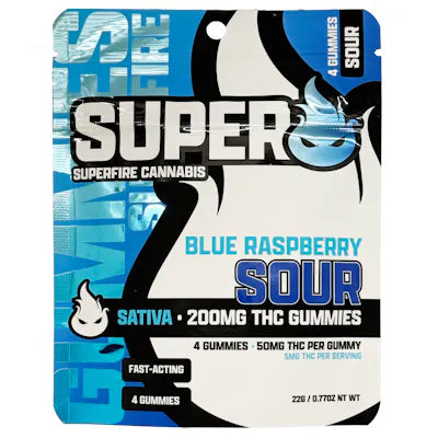 MKX Blazin Blue Raspberry Deep Sleep Gummies 200mg Rec - Exclusive