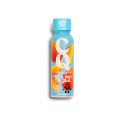 Product: CQ | Tropical Mango Agua Fresca 1:1 THC:CBD Drink Enhancer | 50mg:50mg