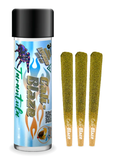 Cali-Blaze - 3-Pack 1g Infused Prerolls - Tropical Smoothie - PRE_ROLLS by Cali-Blaze at King of Budz