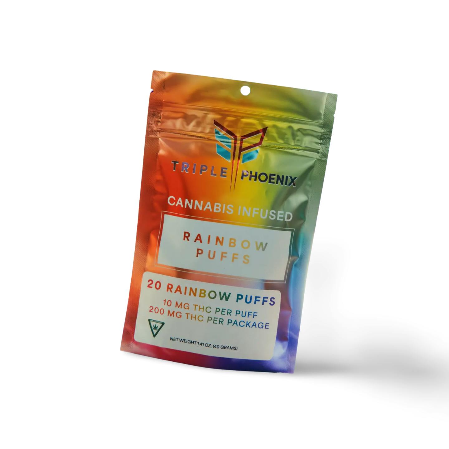 Triple Phoenix Triple Phoenix | Rainbow Puffs | 200mg - butter Cannabis ...