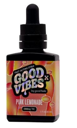 Product Pink Lemonade Good Vibes Fast Acting Syrup