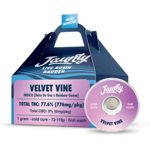 Jaunty | Velvet Vine Live Rosin Badder | Concentrate | 1g