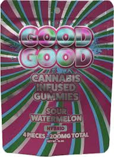 Good Good - 200mg Gummies - Sour Watermelon