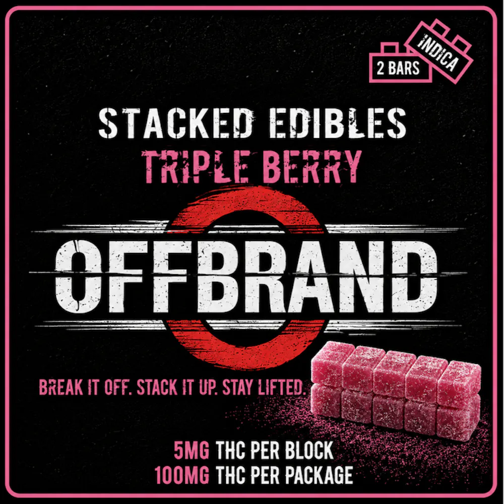 Product Offbrand - Triple Berry Stacked Edibles (100mg 2pk)