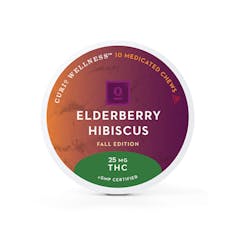 Edible-Elderberry Hibiscus 25mg Each 250mg Total THC 10pk