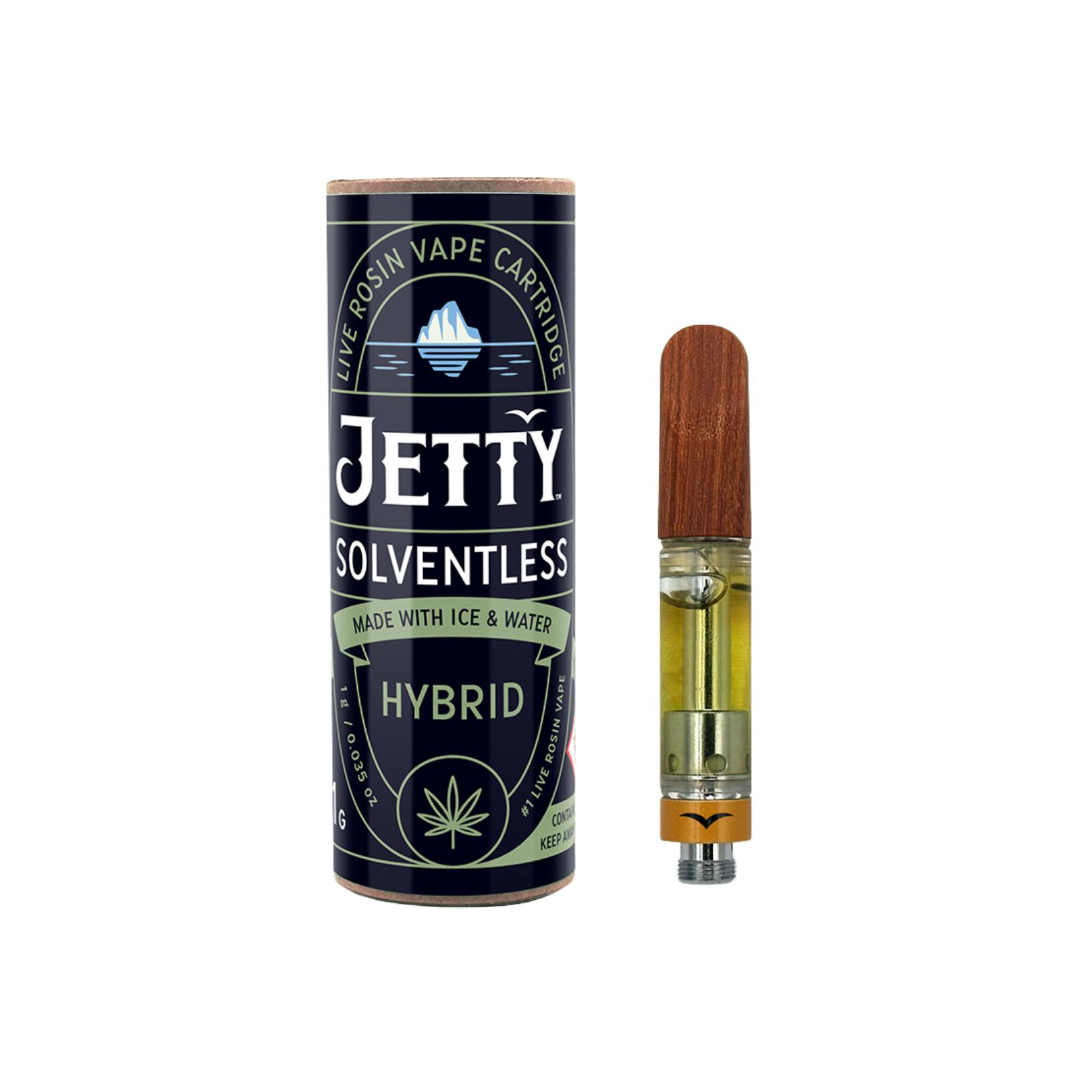 Jetty - Champagne Lemon Live Rosin Cartridge - 1gJetty ExtractsHybridTHC: 83%TERPS: 5.06%4th of July Weekend! Spend $100 Get $15 off+6