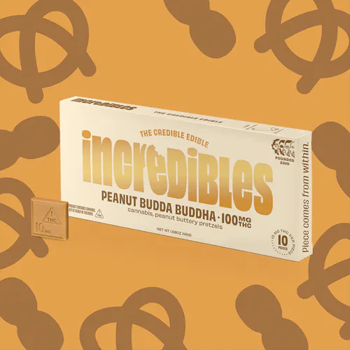 Peanut Budda Buddha Bar | Chocolate | 10 pack | 100mg THC-active