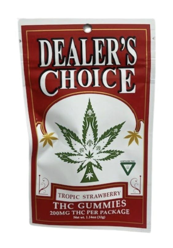 Product: Dealer's Choice | Gummies - 200mg - Tropic Strawberry