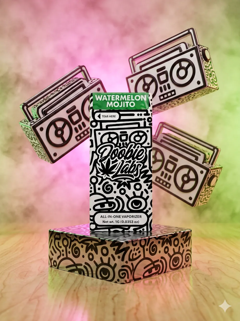 Product Doobie Labs | Watermelon Mojito | Distillate | AIO | 1g