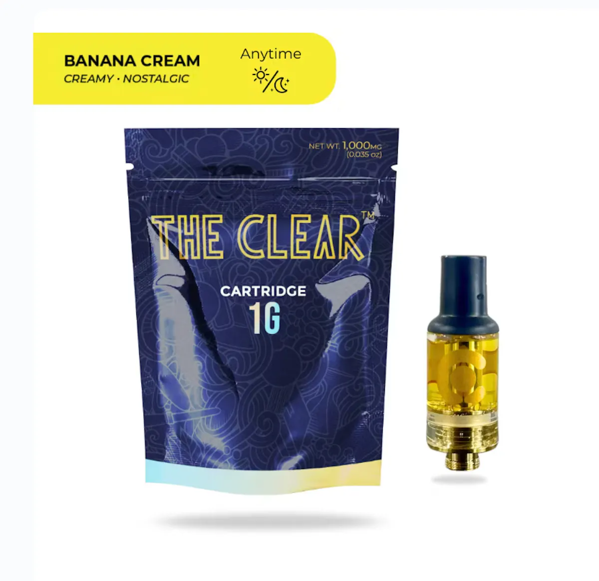 The Clear l Banana Cream Vape Cart l - Eastern Green Cannabis - The Clear l Banana  Cream Vape Cart l Near Me - The Clear l Banana Cream Vape Cart l