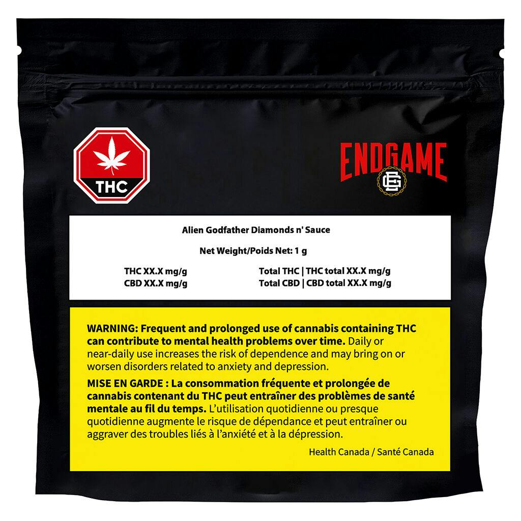 Endgame - alien godfather diamonds n' sauce