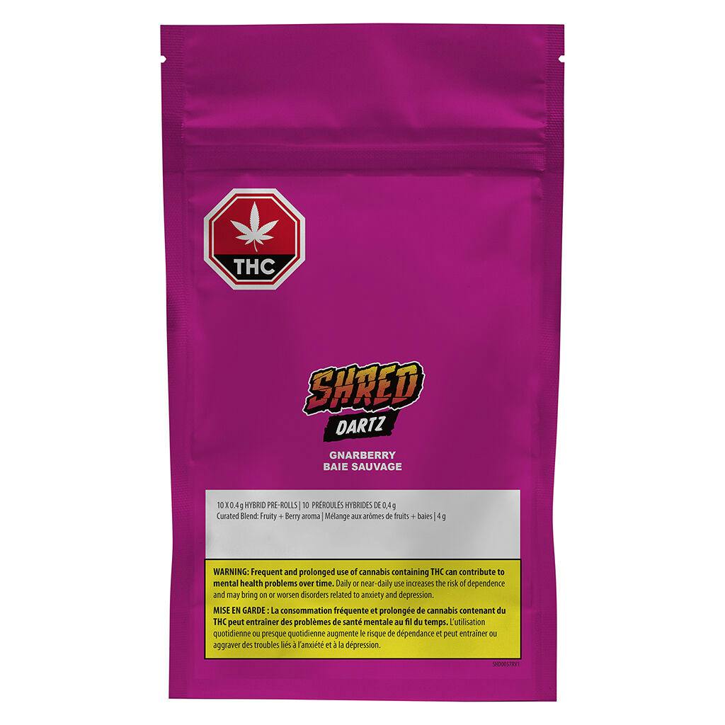 Gnarberry dartz pre-roll - 10x0. 4g-0