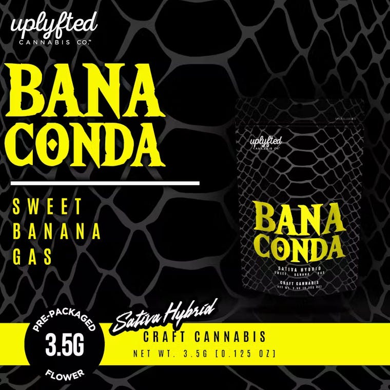 UPLYFTED | BANACONDA | PRE-PACK SATIVA/HYBRID