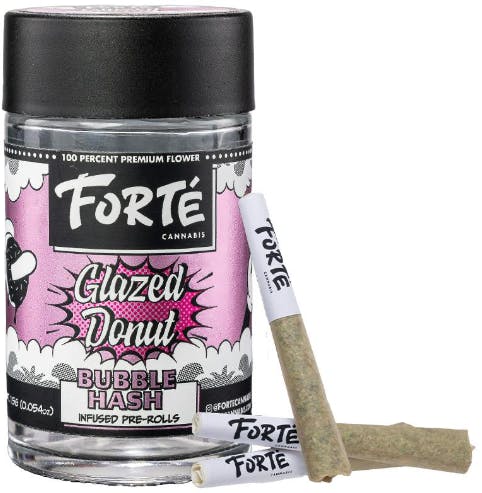 Forte - Bubble Hash Pre-roll 0.5g - 5pk - Glazed Donut | Cloud Cannabis  (Detroit)