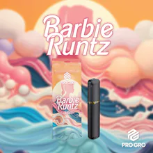 Pro Gro - 1g Live Resin Disposable - Barbie Runtz