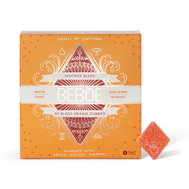 Beboe Gummies Inspired Blood Orange 20pk/100mg (hybrid, 2.8g)